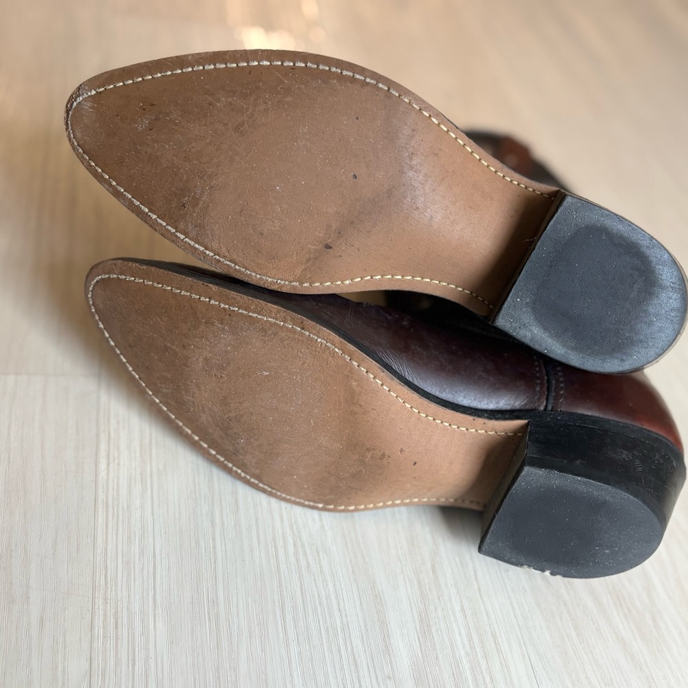 Laredo Black Leather Boots - Picture 3 of 5